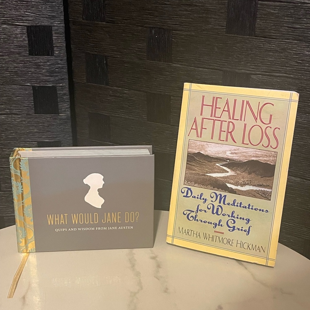 Set of 2 What Would Jane Do? and healing after a loss daily reads